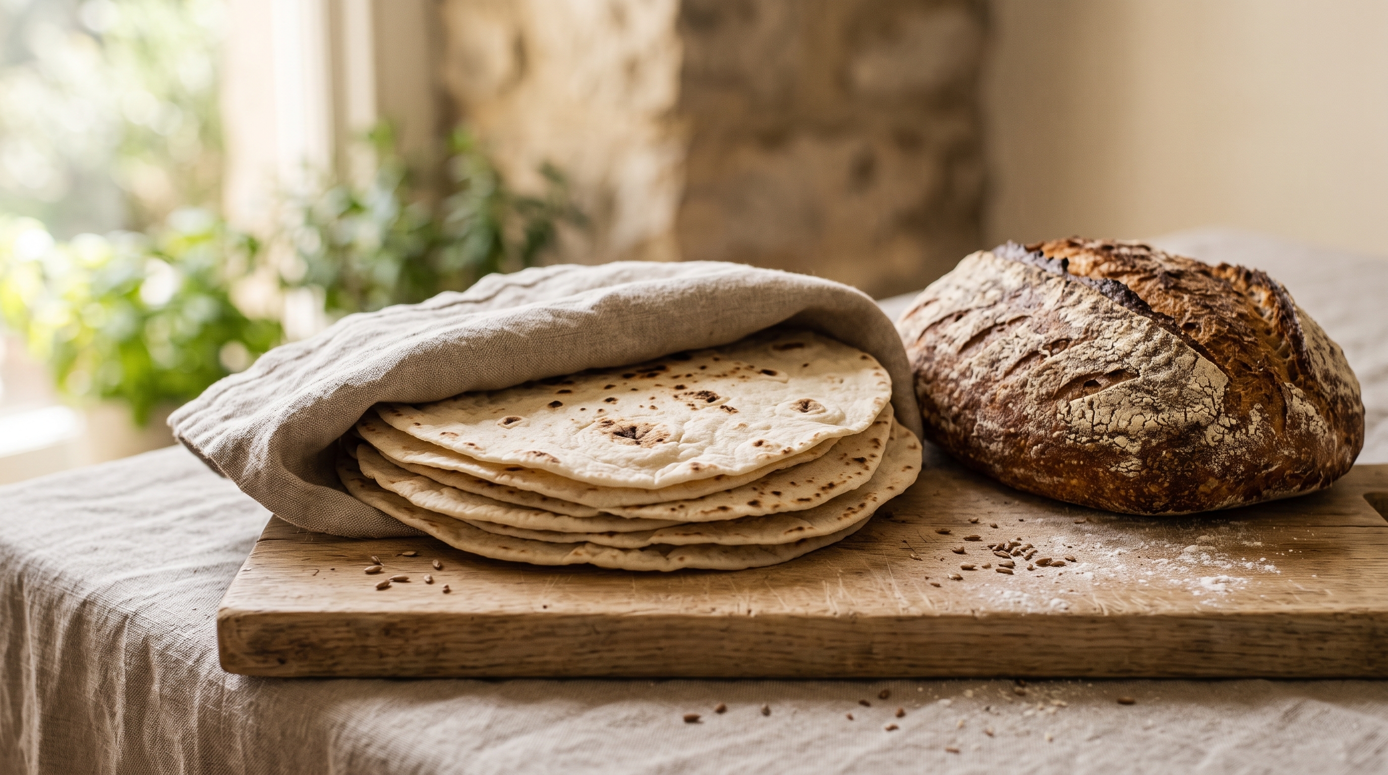 Flour tortillas and artisan bread, bakery applications where synthetic sorbate replacement is evaluated
